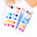 Acrylic Paint 2ml 12-color hardcover conjoined acrylic/watercolor paint set DIY painted ceramic graffiti paint